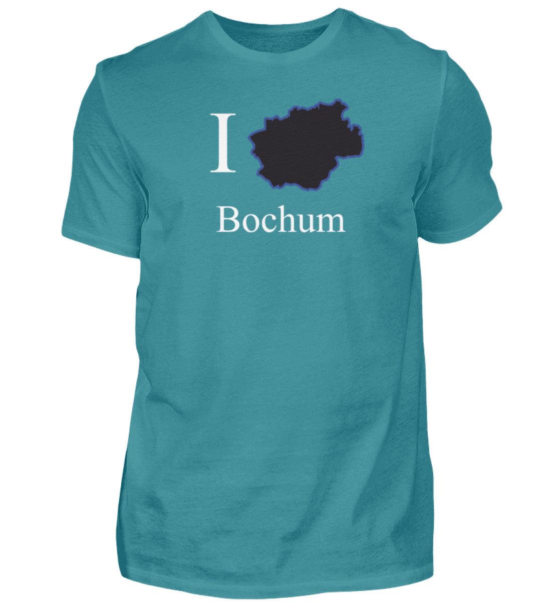 I Herz Bochum Herren T-Shirt mit Druck Diva Blue-1096