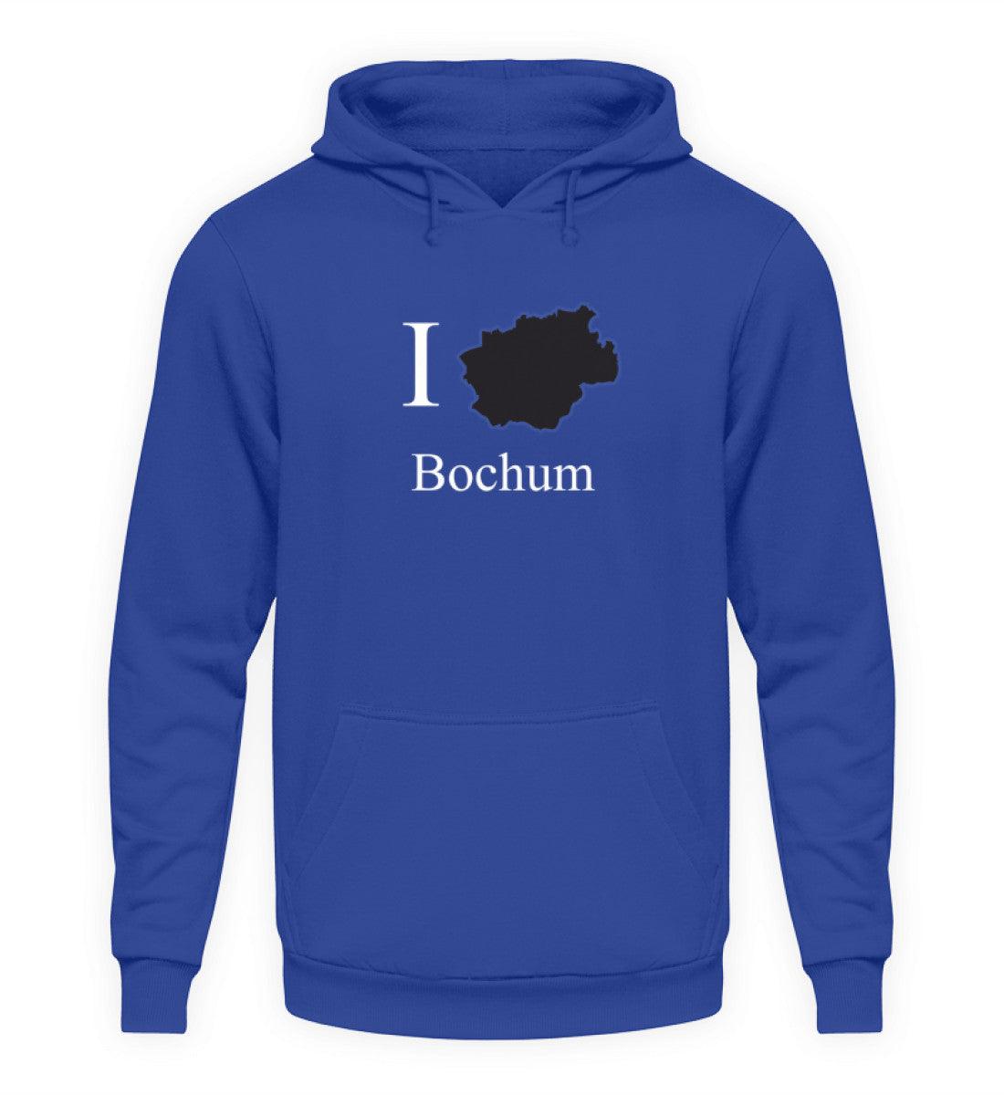 I Herz Bochum Pullover mit Druck Royalblau-668