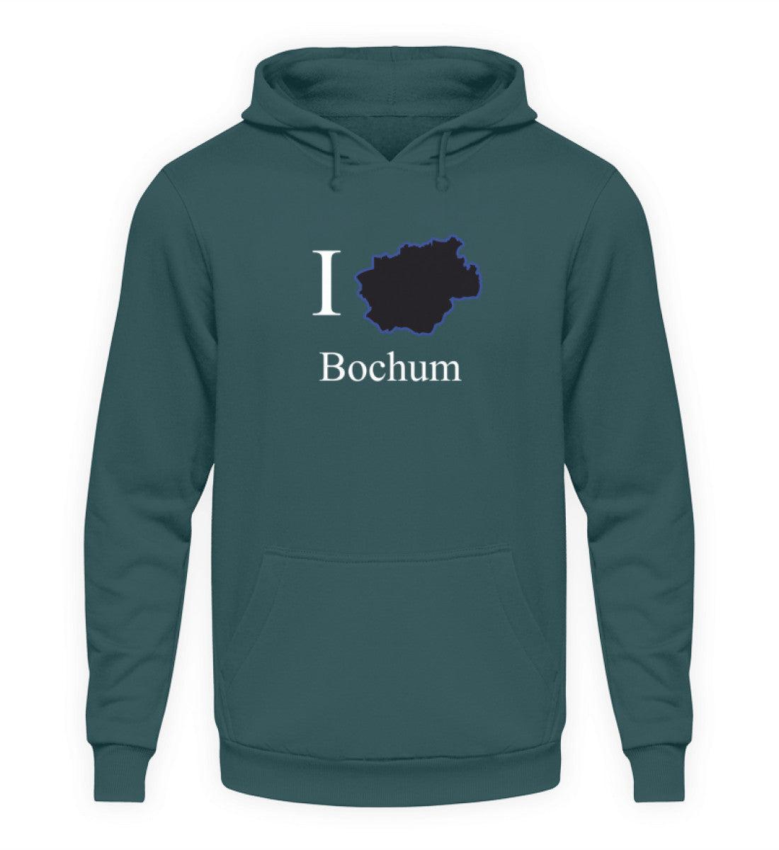 I Herz Bochum Pullover mit Druck Airforce Blue-1461