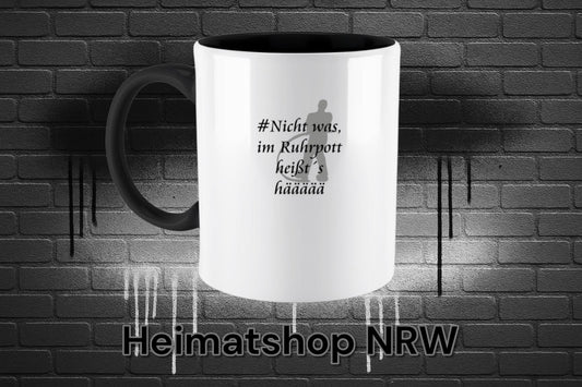 RUHRPOTT "HÄÄÄÄ"  - Zweifarbige Tasse