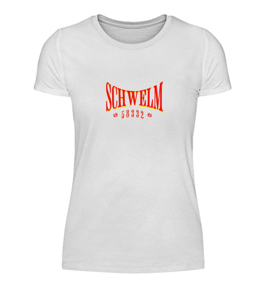 Schwelm Damenshirt bedruckt White-3