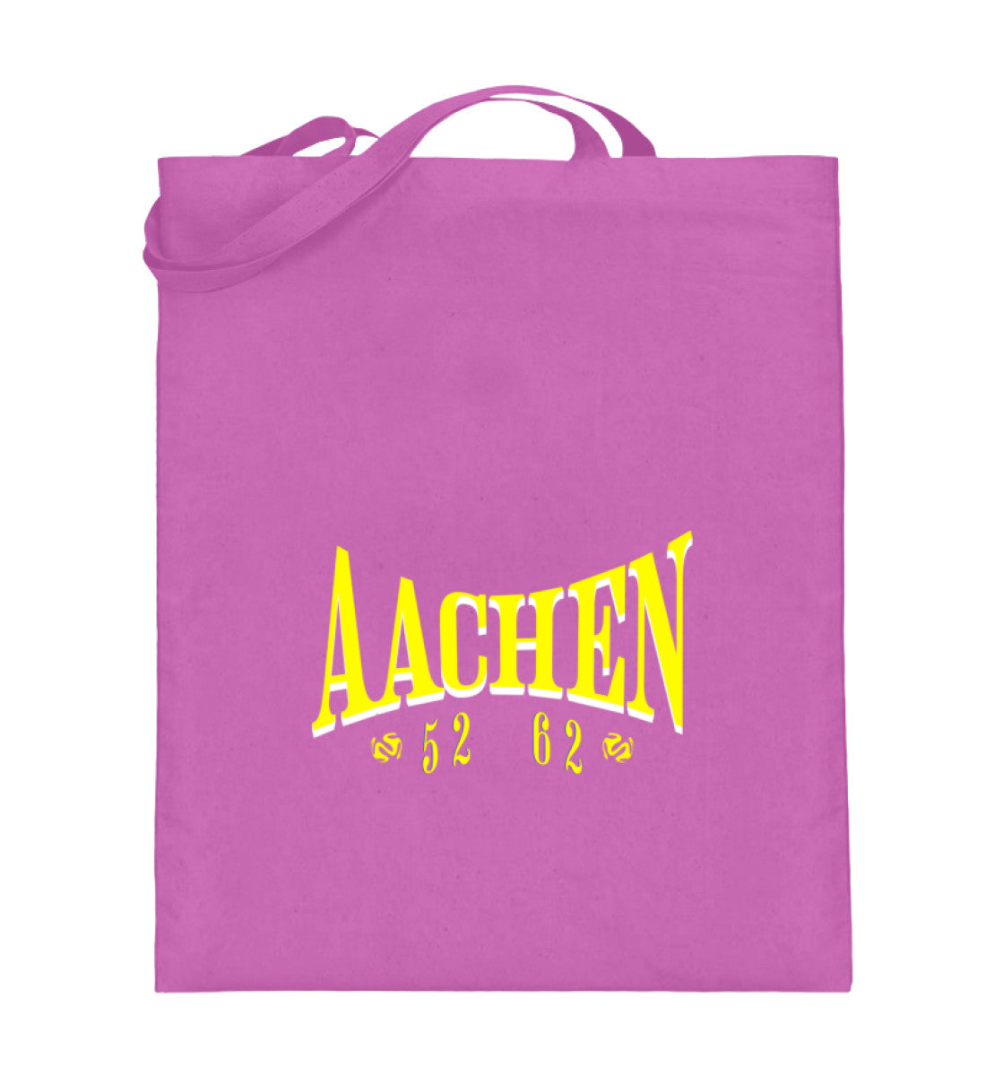 Aachen Jutebeutel bedruckt Pink