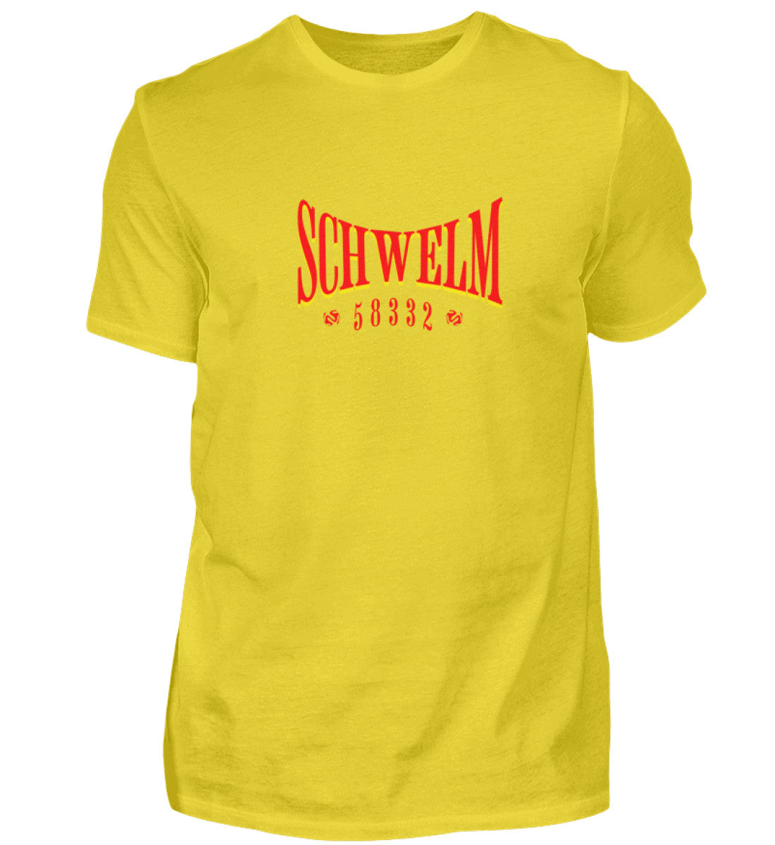 Schwelm Postleitzahl Hoodie bedruckt Gold-1102