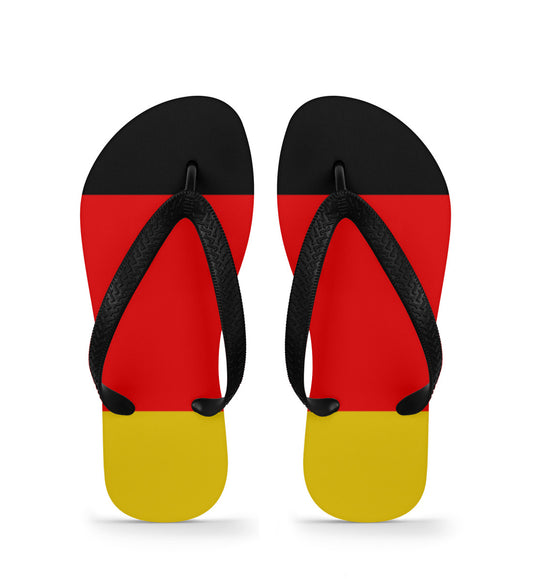 Deutschland Flagge Flip Flops Navy-6964