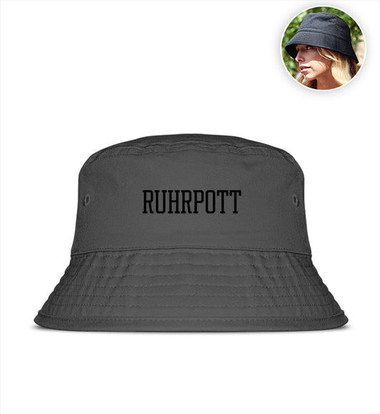 Ruhrpott Angler Hut / Bucket hat Graphite Grey-7210